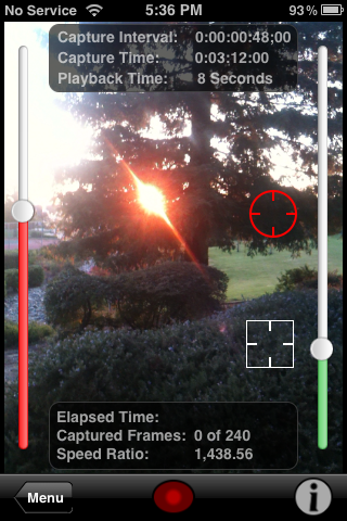 Image of Easy mode with sliders and exposure locks.